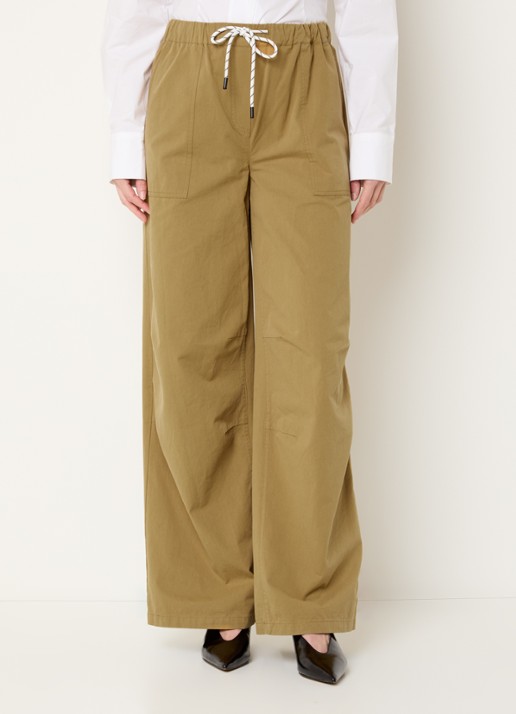 Modström Urania high waist loose fit broek met steekzakken