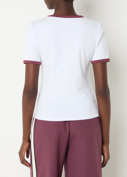 Modström Vernomd T-shirt met logo - achterkant 4 wit