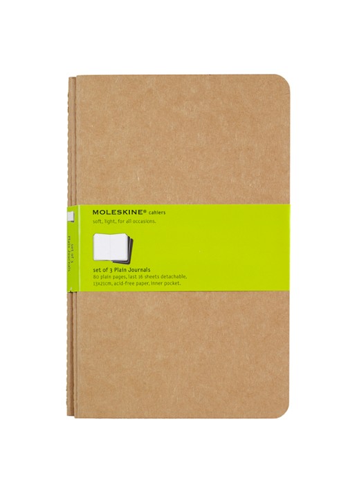 Moleskine Cahier Journals Large Plain Kr