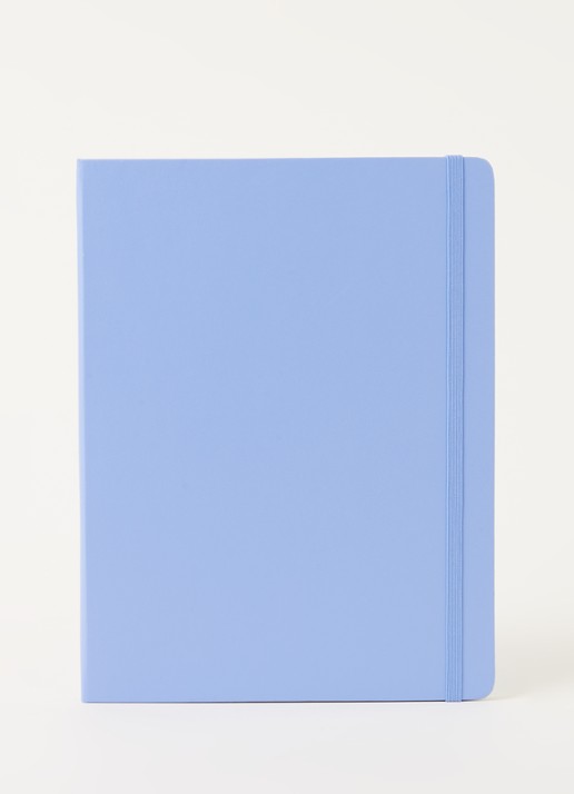Moleskine Classic notitieboek 19 x 25 cm - voorkant 2 lichtblauw