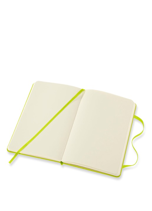 Moleskine Classic notitieboek - voorkant 3 neongroen