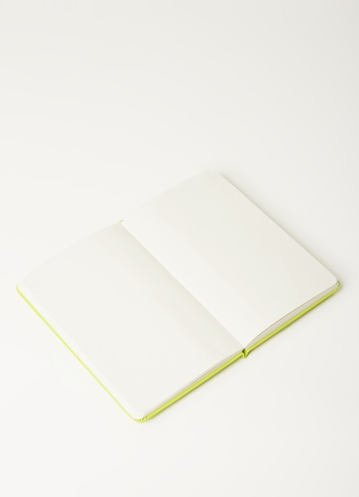 Moleskine Classic notitieboek - detail neongroen