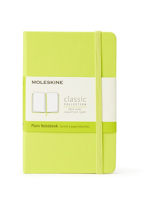 Moleskine Classic notitieboek - voorkant 4 neongroen