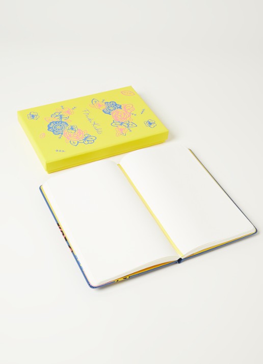 Moleskine Limited Edition Frida Kahlo L blanco notitieboek in collector's box - detail 3 blauw