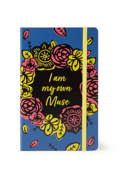 Moleskine Limited Edition Frida Kahlo L blanco notitieboek in collector's box - voorkant blauw