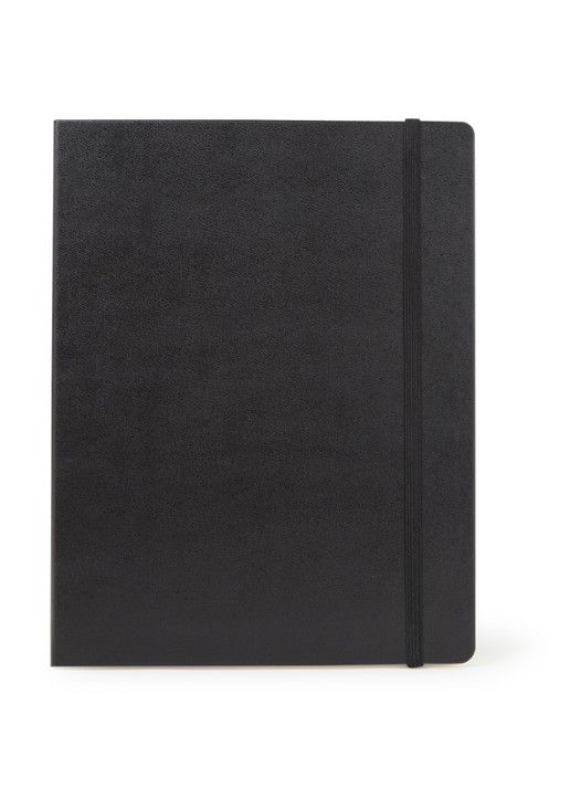 Moleskine Notebook Extra Large Plain Bla - voorkant 2 zwart