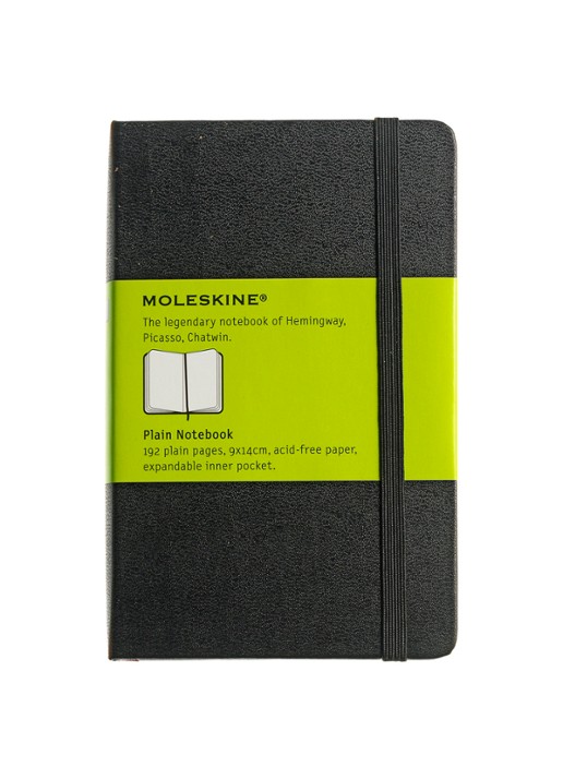 Moleskine Notebook Pocket Plain Hard Cov