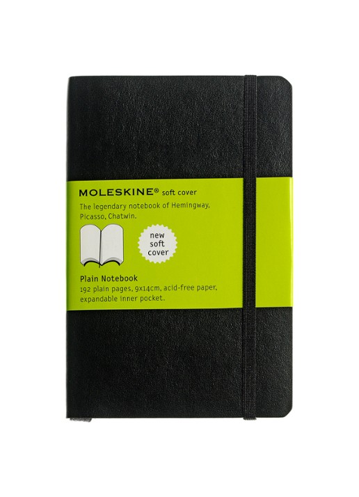 Moleskine Notitieboek Moleskine Blanco P - voorkant zwart