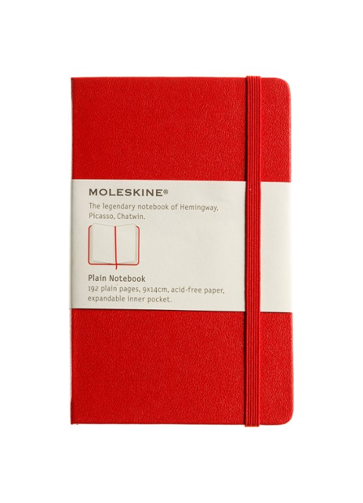 Moleskine Notitieboek Moleskine Blanco P - voorkant rood