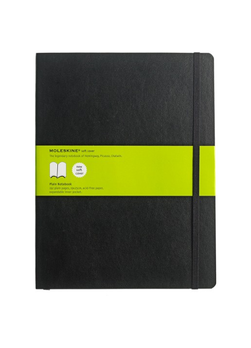 Moleskine Notitieboek Moleskine Blanco X - voorkant zwart