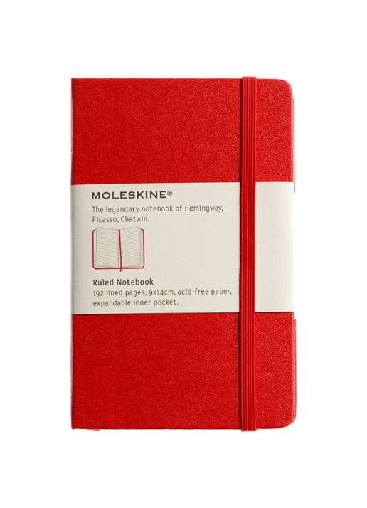 Moleskine Notitieboek Moleskine Lijn Poc - voorkant steenrood
