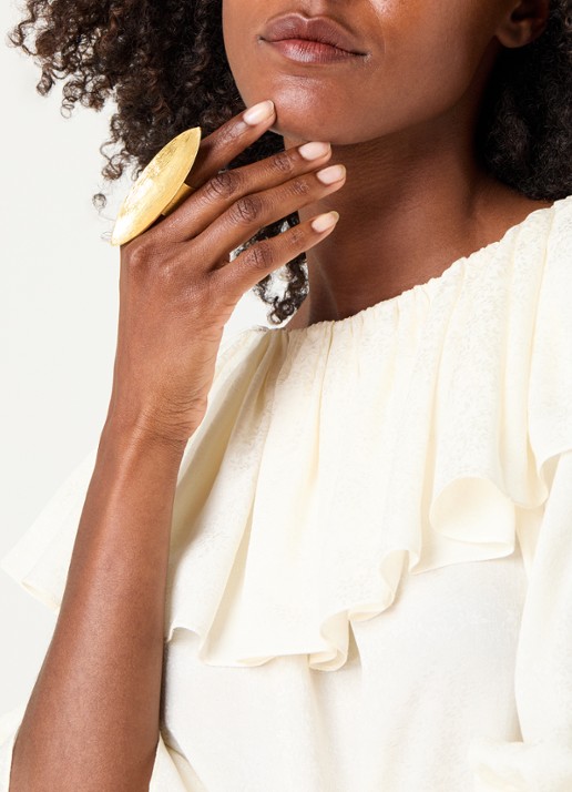 Moliane Berry ring verguld - voorkant 2 goud