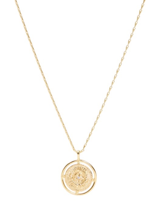 Moliane Dioni ketting verguld met hanger
