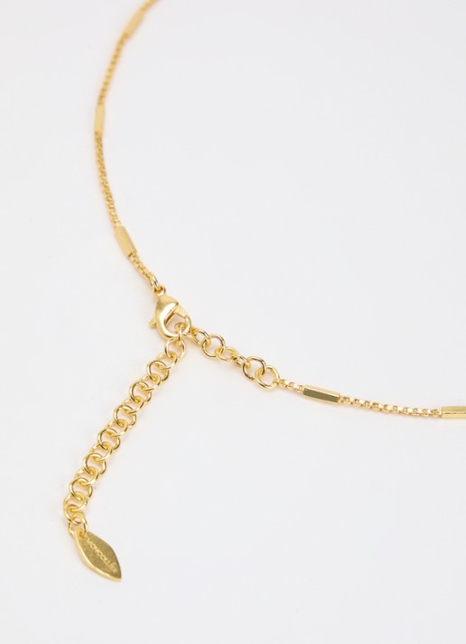 Moliane Dix ketting verguld - detail 2 goud