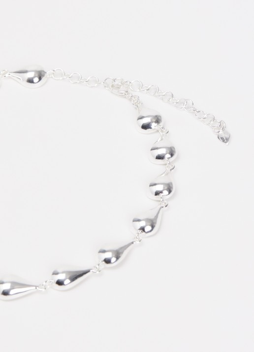 Moliane Farah choker verguld - detail 2 zilver