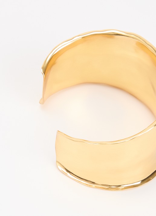 Moliane Nous bangle verguld - detail goud
