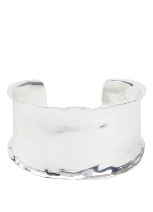 Moliane Nous bangle verzilverd