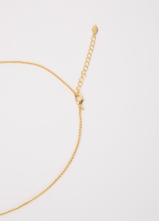 Moliane Olive ketting verguld - detail 4 goud