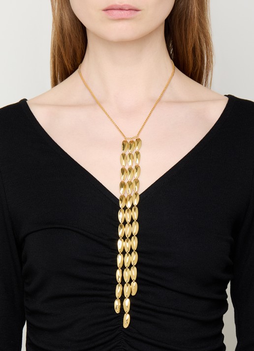 Moliane Seed ketting verguld - voorkant 2 goud