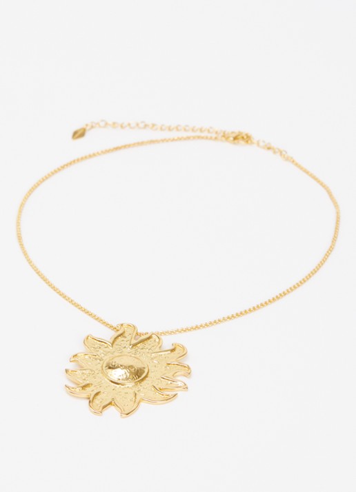 Moliane Sunset ketting verguld - detail goud