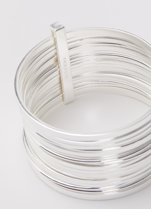 Moliane Zahara armband verguld - detail zilver