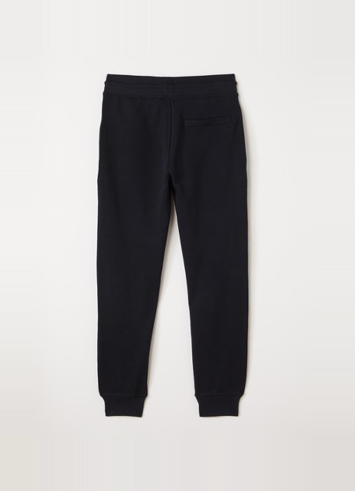 Molo Alvar tapered fit joggingbroek met ritszakken - voorkant 2 zwart