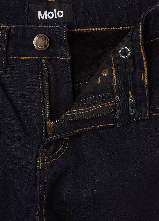 Molo Andy straight leg jeans - detail 3 indigo