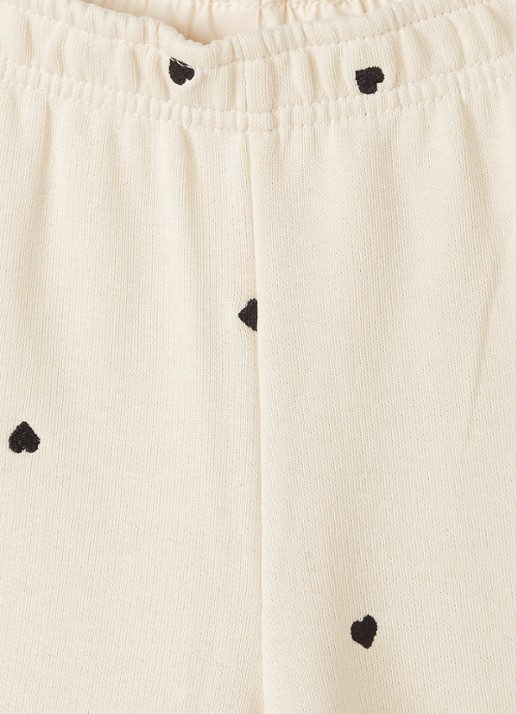 Molo Anna straight fit joggingbroek met borduring - detail 3 zand