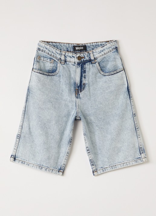 Molo Art straight fit korte broek van denim