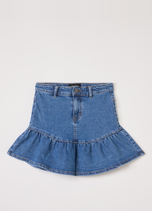 Molo Bridget rok van  katoen - voorkant indigo