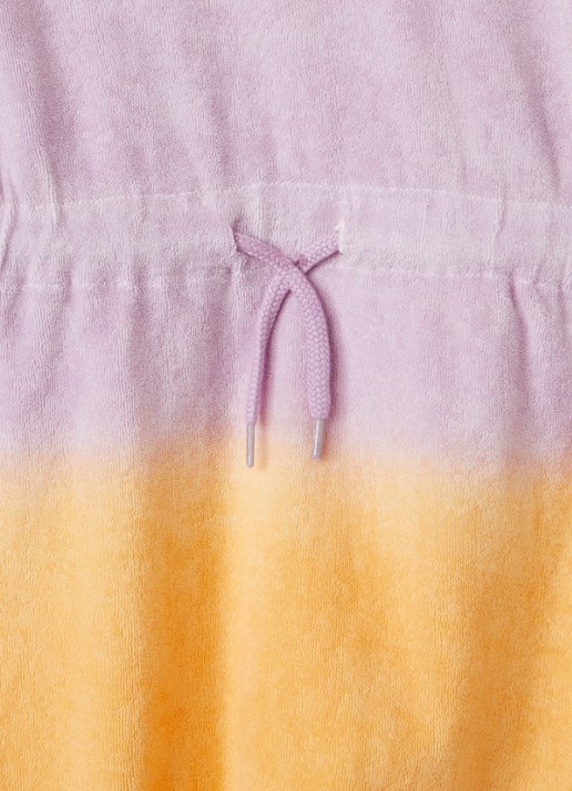 Molo Camden jurk van badstof met trekkoord - detail 3 lila