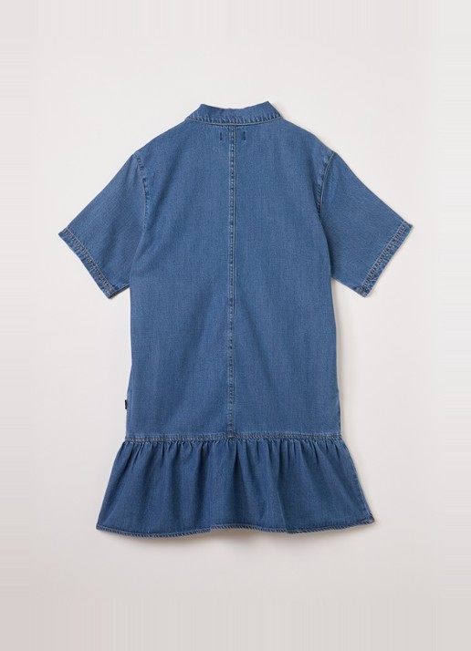 Molo Celise blousejurk  - achterkant 3 indigo