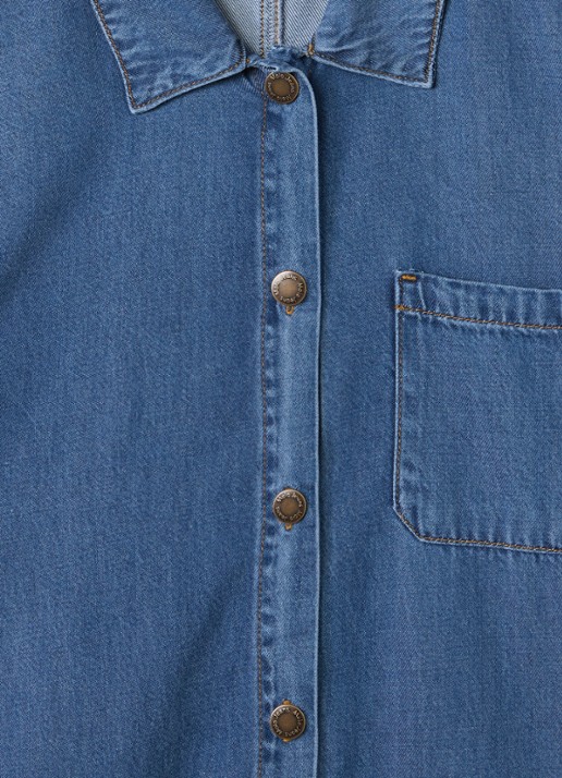 Molo Celise blousejurk  - detail 4 indigo