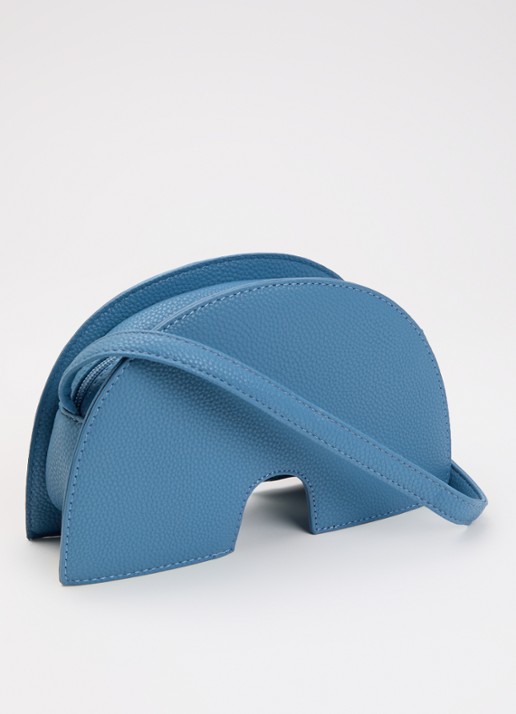 Molo Crossbodytas met verstelbare schouderriem - achterkant 5 staalblauw