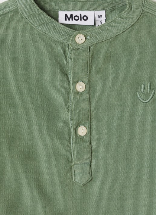 Molo Enoz longsleeve van corduroy - detail 3 groen
