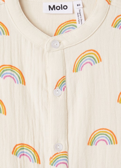 Molo Falkone babypak met print - detail 3 beige