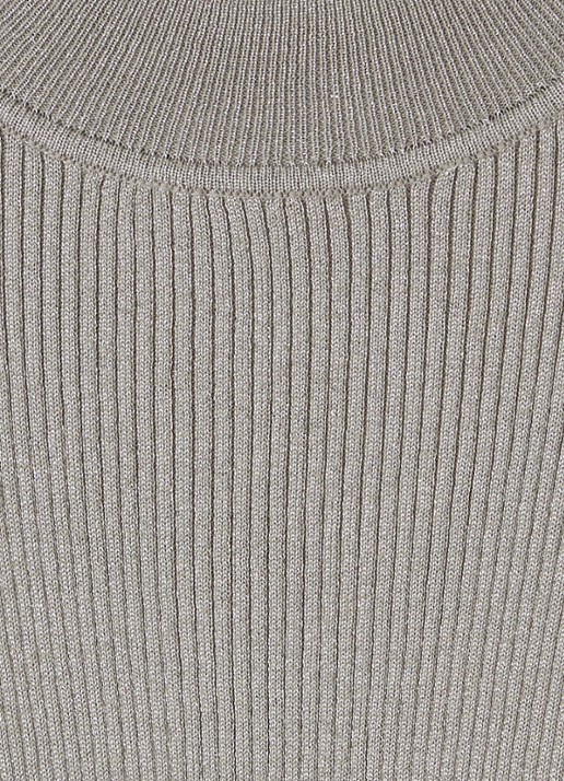 Molo Ginevra grofgebreide pullover met lurex - detail grijs