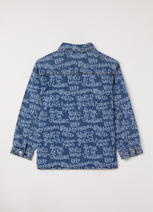 Molo Hoshiu spijkerjas met print - achterkant jeans