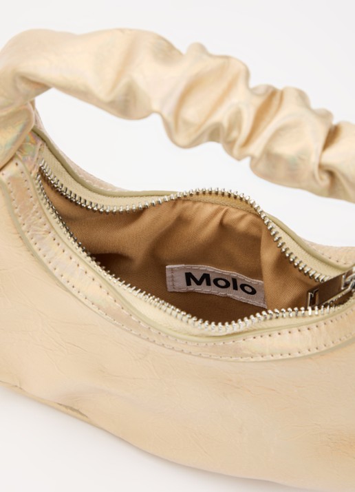 Molo June handtas met metallic finish - detail 2 goud