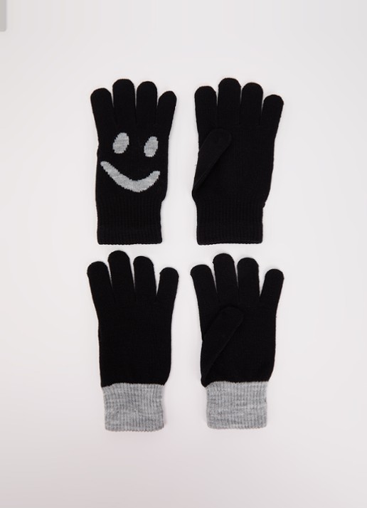 Molo Kello fijngebreide handschoenen in 2-pack