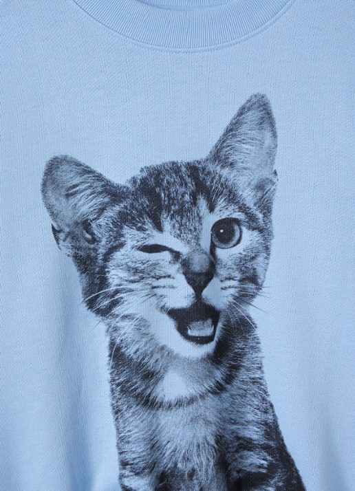 Molo Marge sweater met print - detail 2 blauw