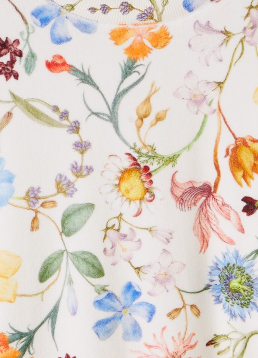 Molo Marika sweater met bloemenprint - detail 3 gebroken wit