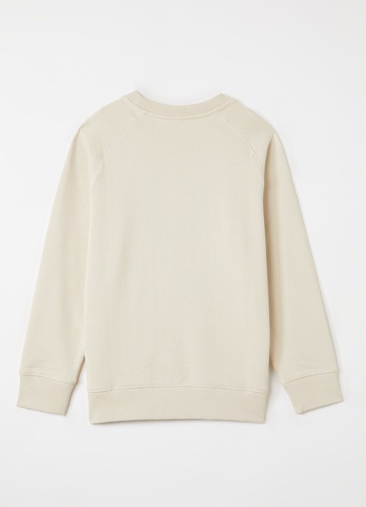 Molo Mike sweater met borduring - voorkant 3 beige