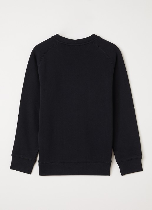 Molo Mike sweater met borduring - voorkant 3 zwart