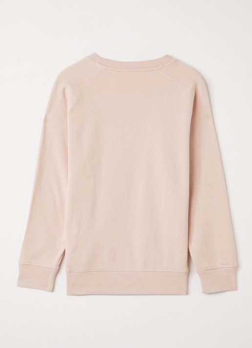 Molo Mike sweater met borduring - voorkant 2 lichtroze