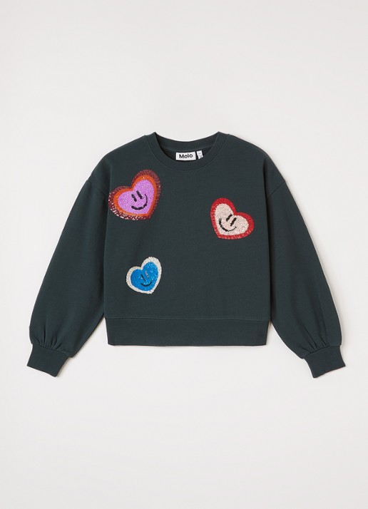 Molo Miki sweater met pailletten