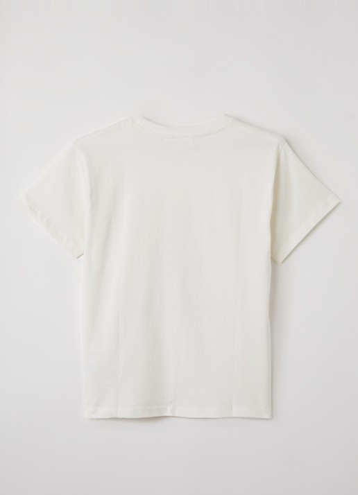 Molo Riley T-shirt met ruitdessin - voorkant 2 gebroken wit