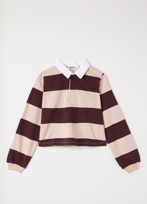 Molo Rozalia polo met streepprint