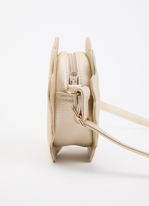Molo Seashell crossbodytas met verstelbare schouderriem - detail 3 zilver