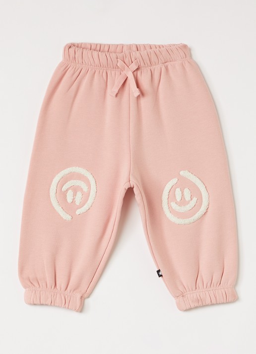 Molo Simon tapered fit joggingbroek - voorkant beige